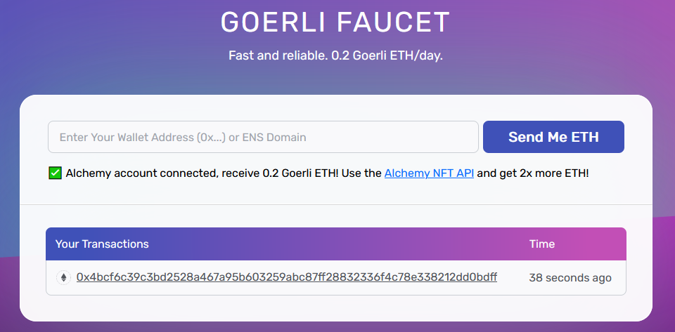 Goerli Faucet